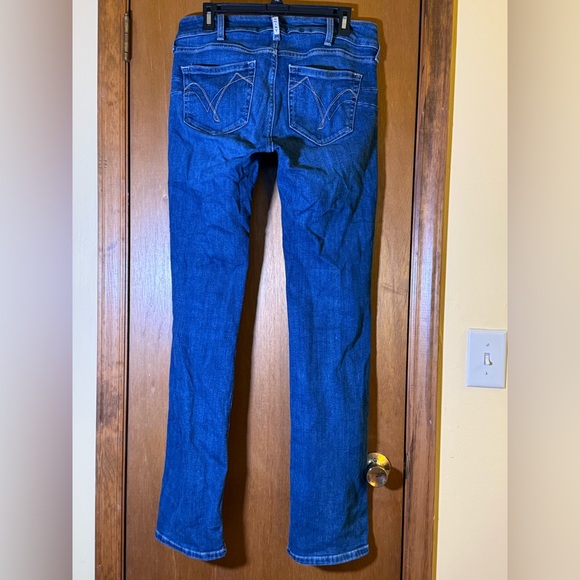 Ariat Women's Perfect Rise Straight Jeans in Deep Blue - Picture 4 of 7